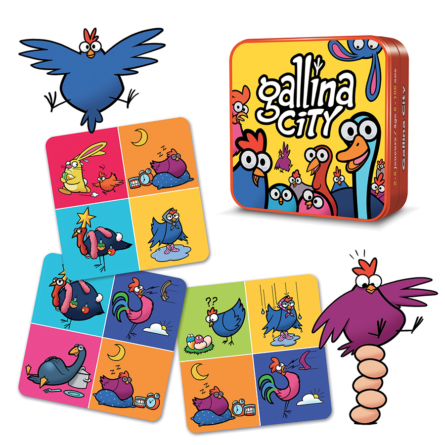 Gallina city jeu communication