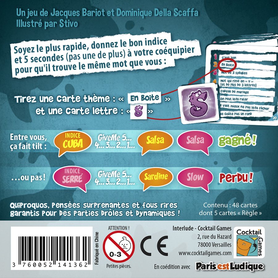 Give me five jeu ambiance