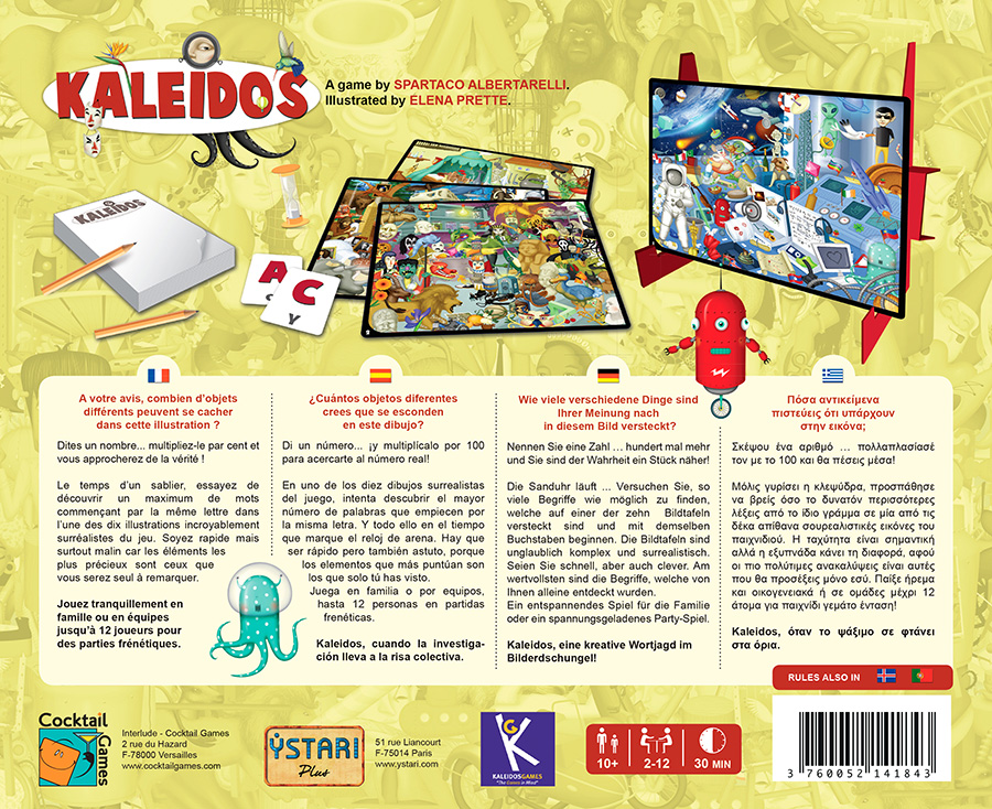 Kaleidos jeu simple