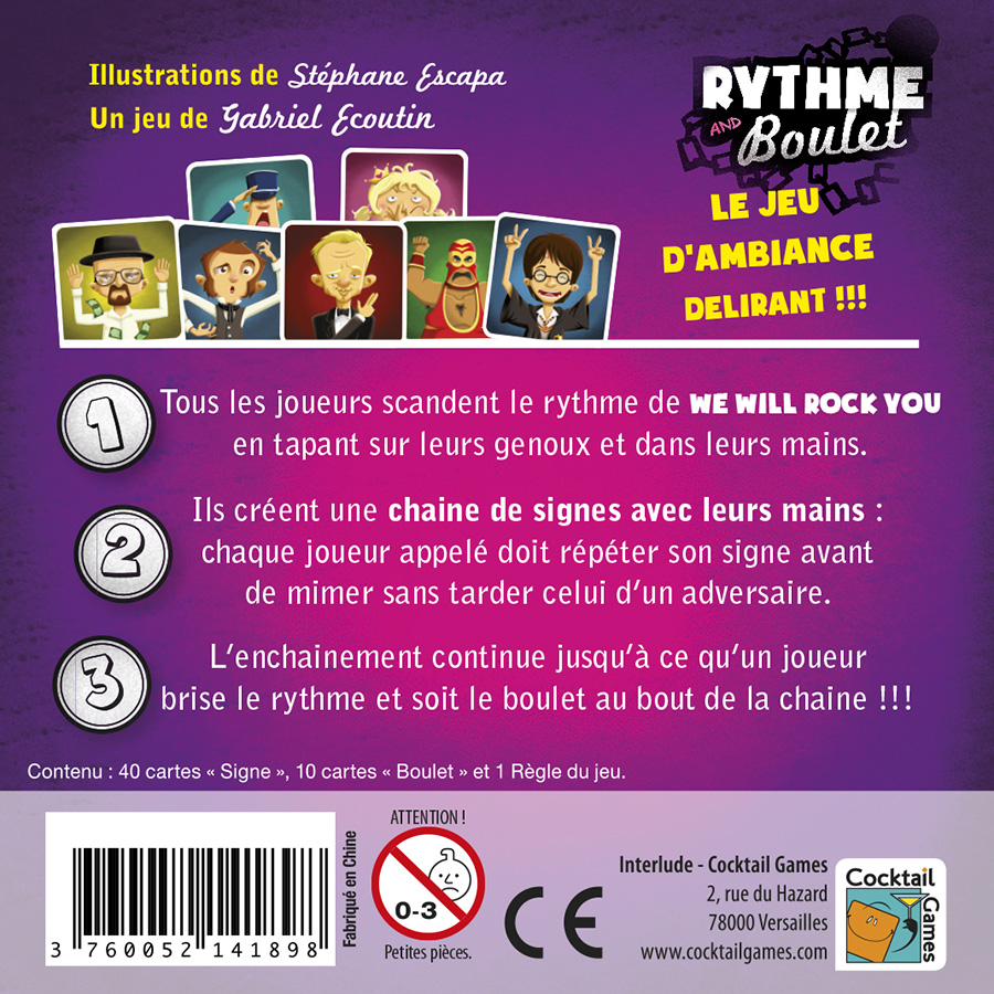 Rythme and boulet jeu rigolo