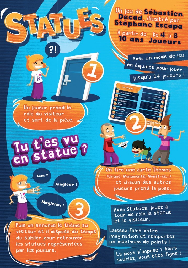 statues jeu ambiance