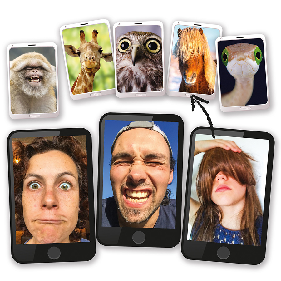 Selfie safari jeu drôle