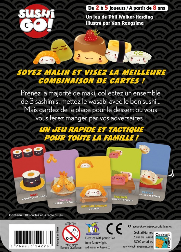 sushi go jeu tactique