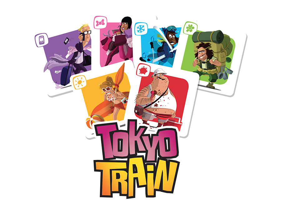 Tokyo train jeu entre amis