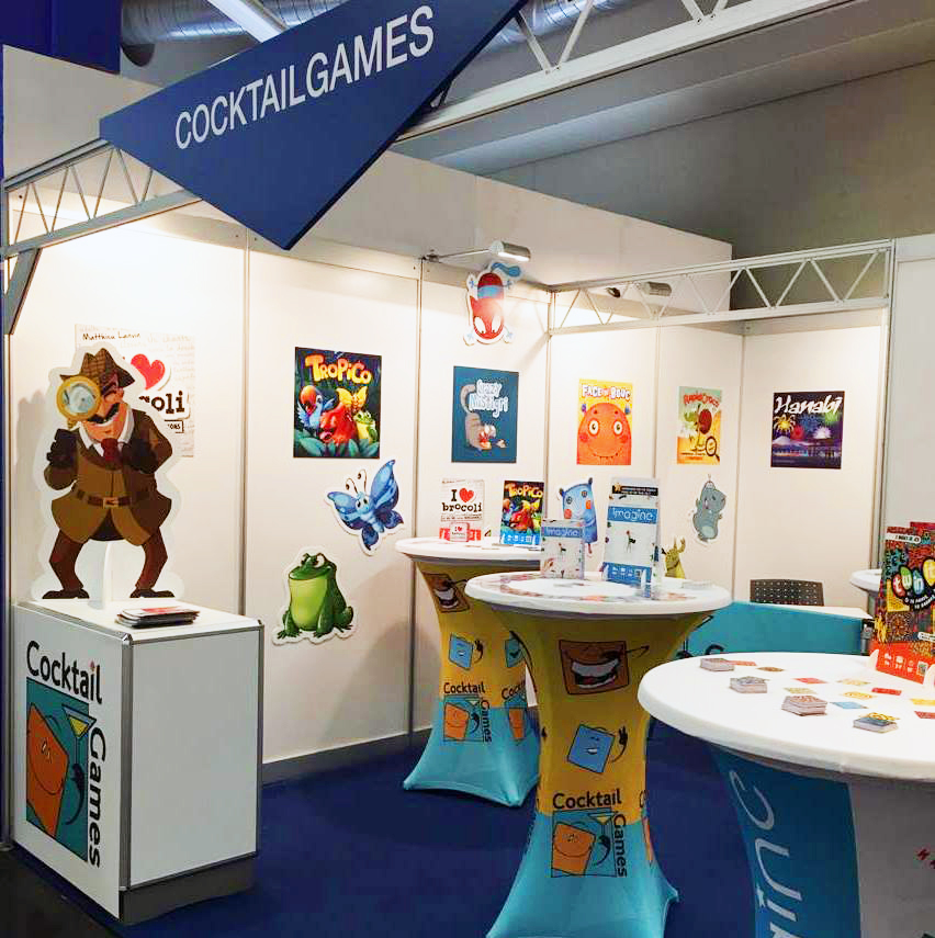 Le stand Cocktail Games à Nuremberg 2017