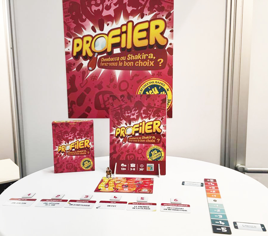 PROFILER sur le stand Cocktail Games à Nuremberg 2017