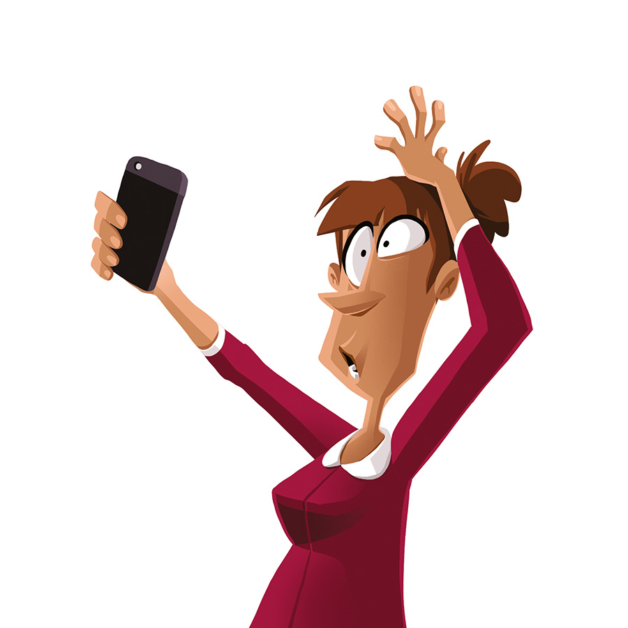 Selfie safari jeu drôle