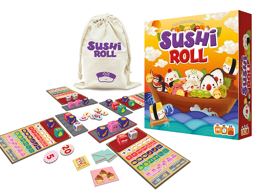 Jeu de société Sushi Roll - Cocktail Games - 2 à 5 joueurs - Dès 8