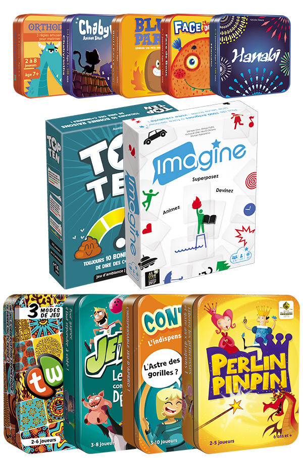 Asmodee Cocktail Games Top Ten Pro - Jeux de société - Jeux de Cartes - Jeux  d'ambiance à partir de 16 Ans - 4 à 30 Joueurs - Version française :  : Jeux et Jouets