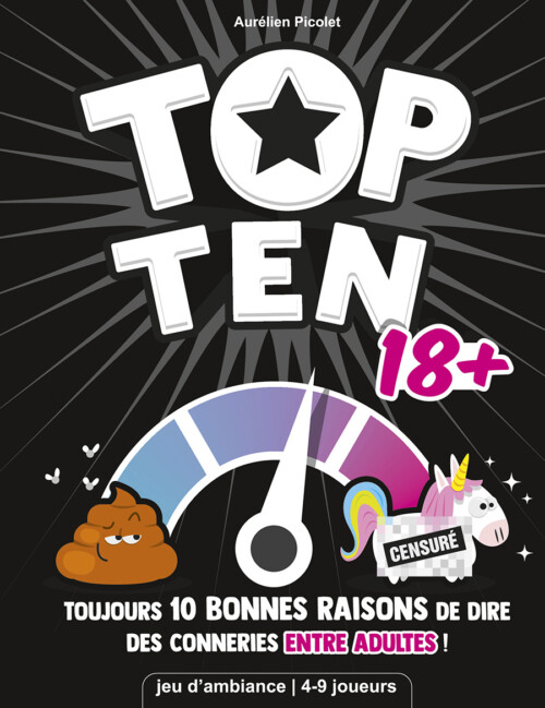 Top ten 18+ jeu soirée