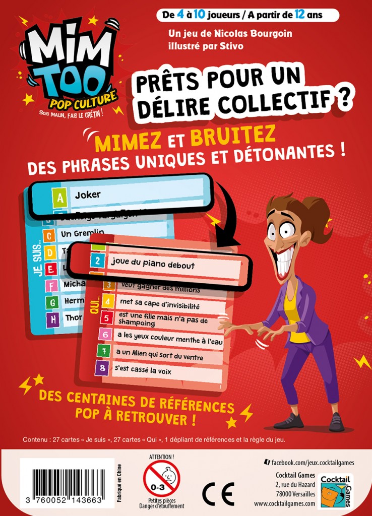 Cocktail Games, Jeu D'ambiance - Mim too - Jeux d'ambiance