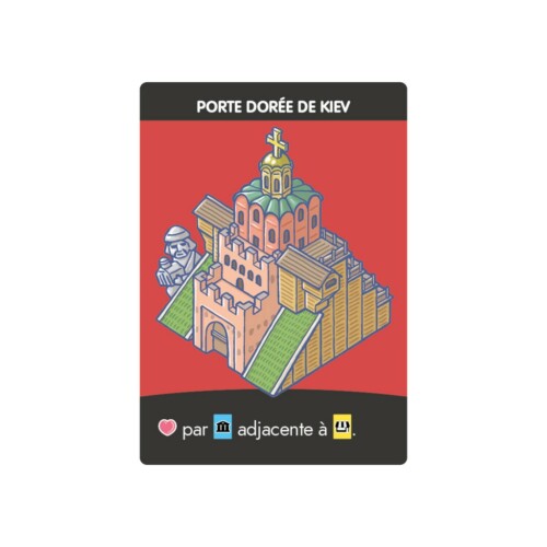 Carte "Porte Dorée de Kiev", Verso