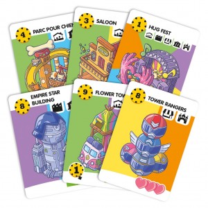 Les cartes multicolores d'Happy ciTY gROZILLA