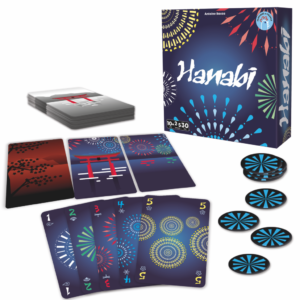 matériel Hanabi jeu de poche carton
